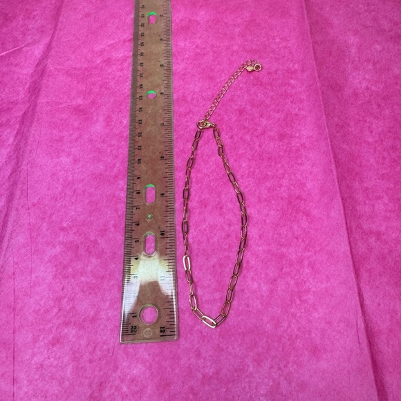 Gold Ankle Bracelet - Picture 2 of 2